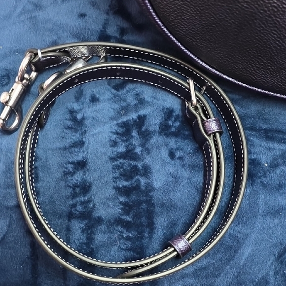 NWT Coach ‘Aria’ Metallic Signature Shoulder Bag/Crossbody - Picture 6 of 11